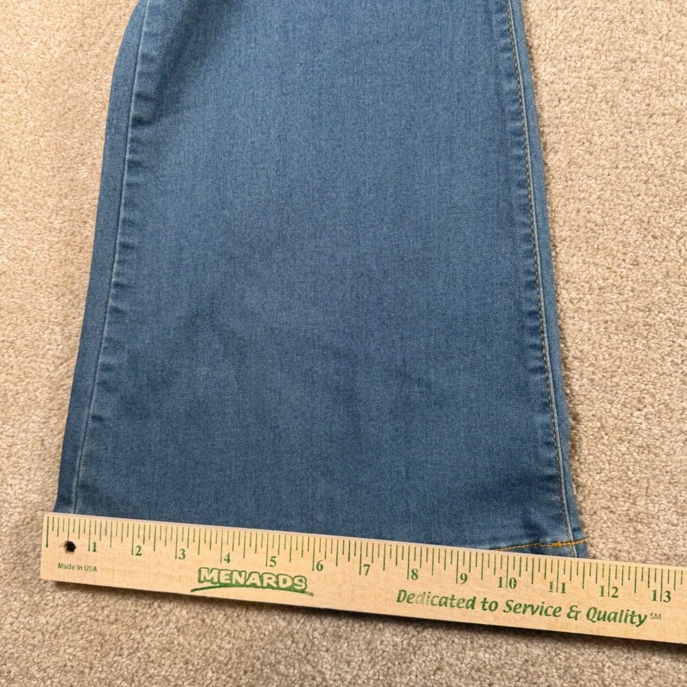 Fashion Nova Flare Jeans Womens 11‎ (28x34) Blue Deep In My Soul High Waisted